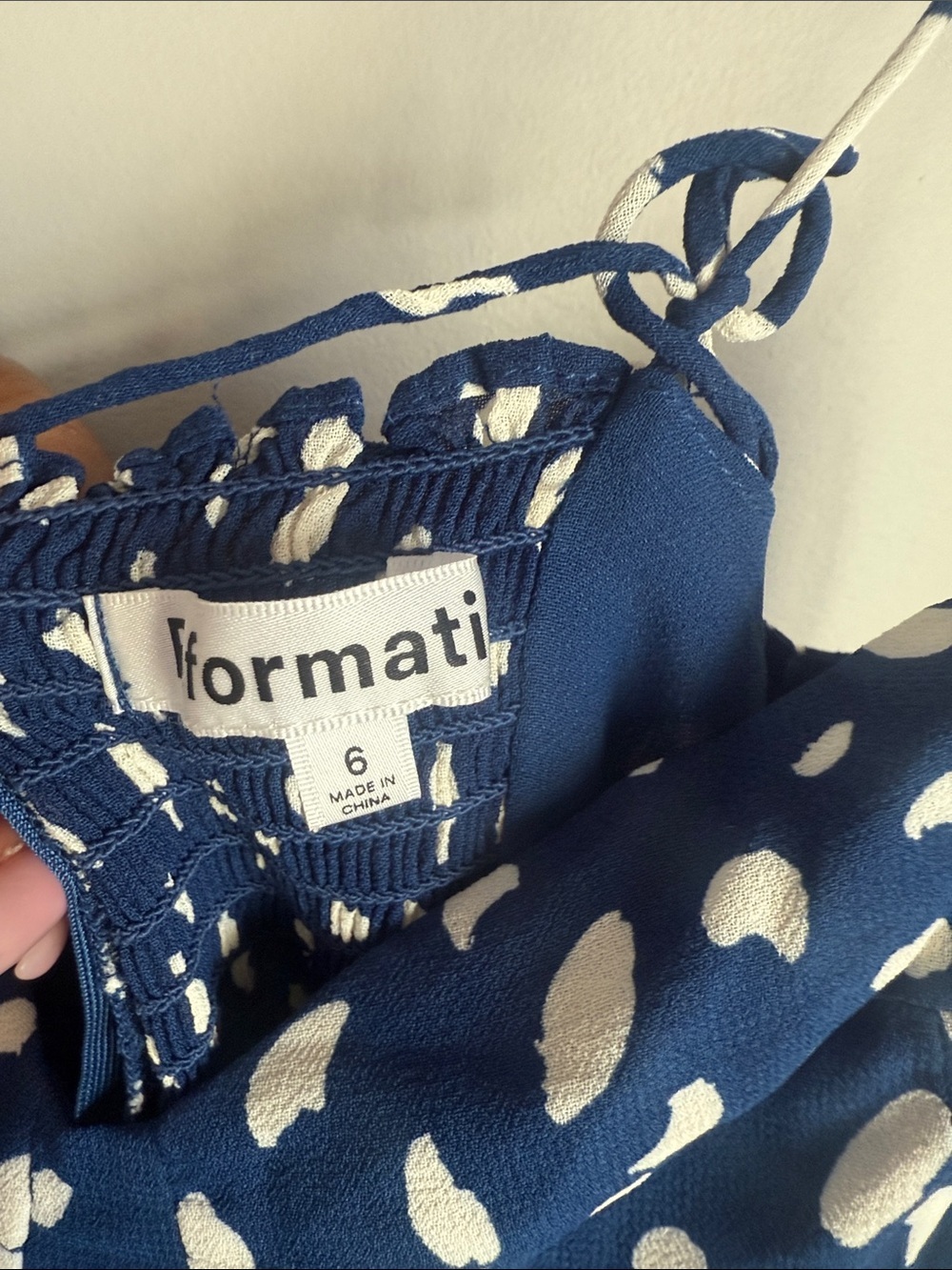 Reformation Juliette Midi Dress Moray 6 - Picture 8 of 10